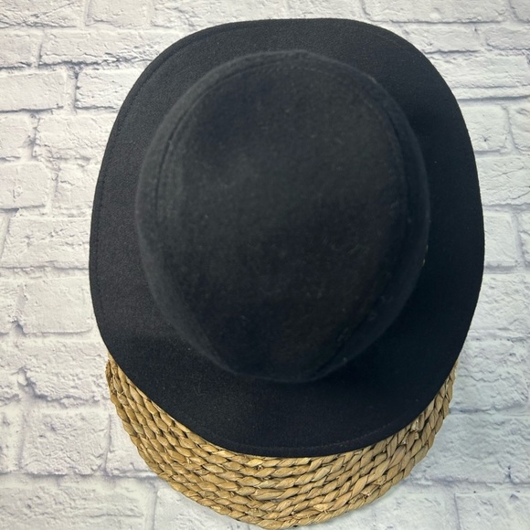 Phase 3 Stylish Black Fedora Hat. Wool. - Picture 7 of 12